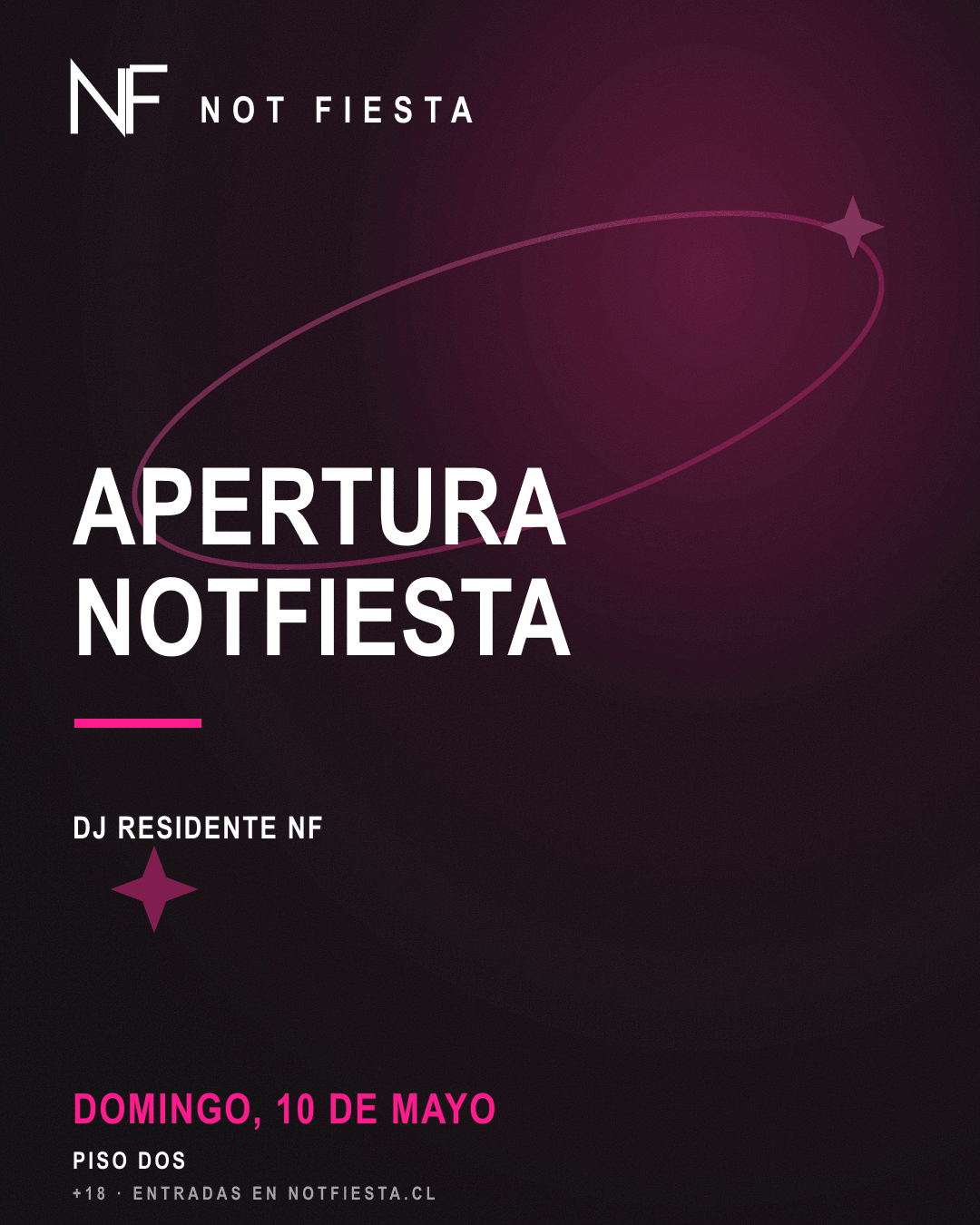 Flyer Apertura NotFiesta